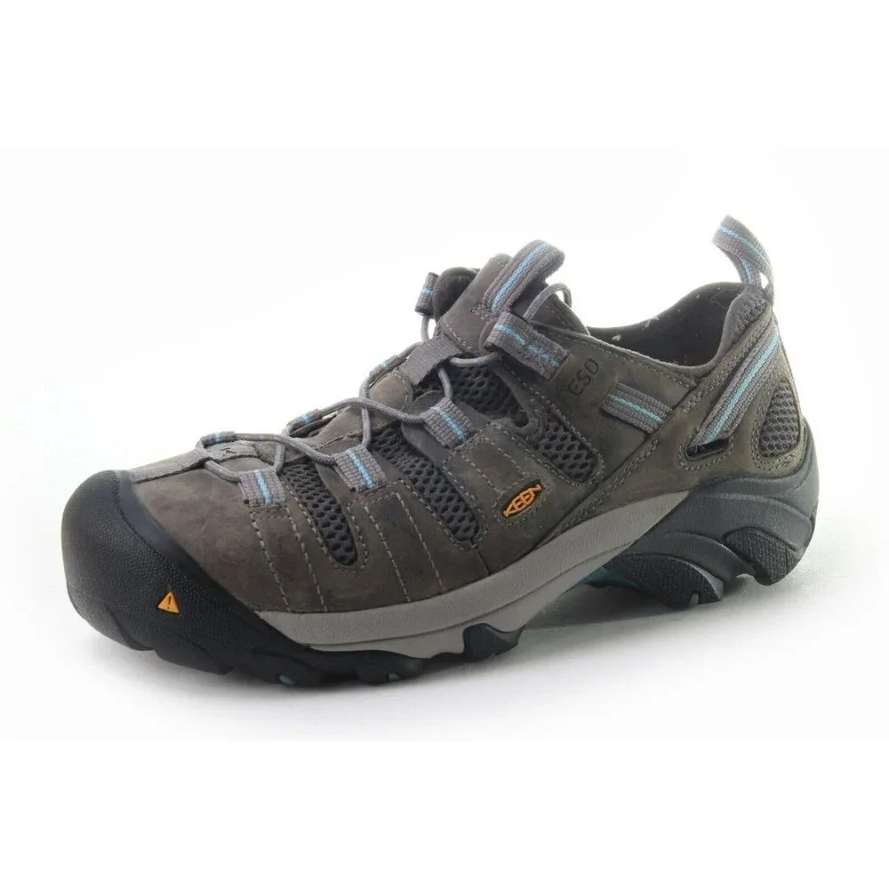 Keen Utility Atlanta Cool Sneakers Shoes Steel Toe Leather Work Safety 9 W 39.5